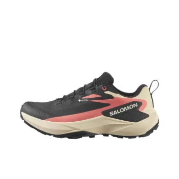 SALOMON GENESIS Anti Slip Wear Resistant Low Top Trail Running Running Shoes Women's Black Beige