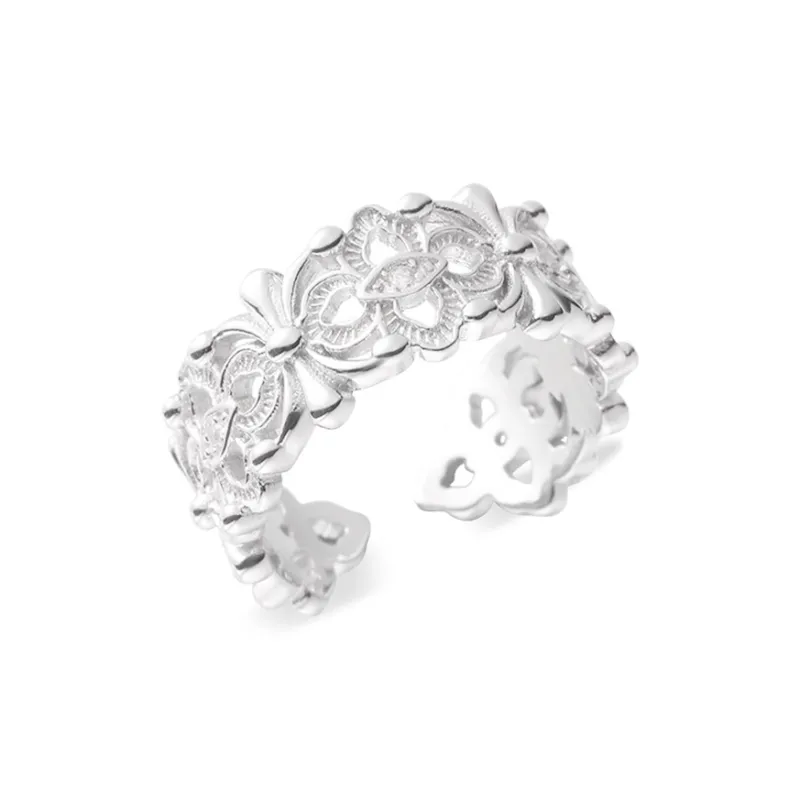 SHEEHHYY 925 Sterling Silver Rings Unisex-0