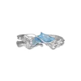 Wave Fish Tail Couple Rings[Men's]