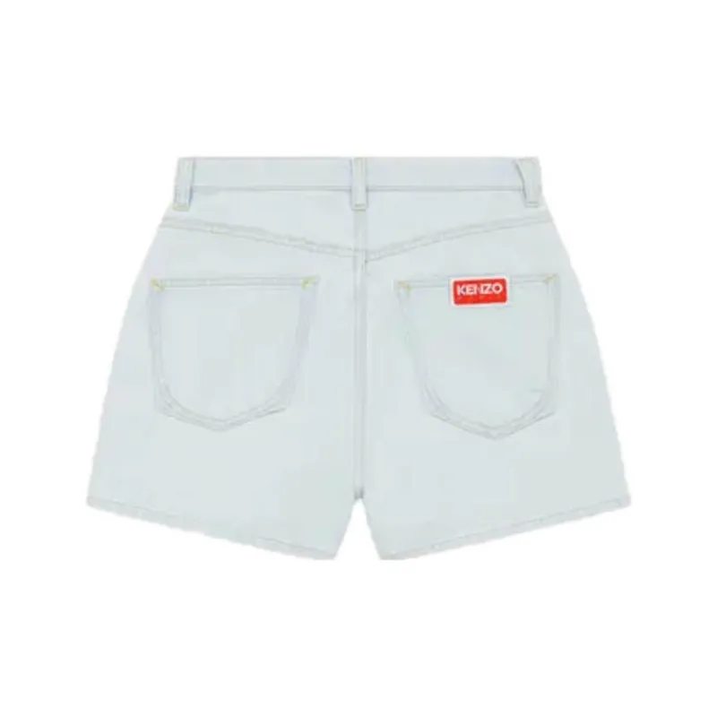 KENZO Denim Shorts Women's Light Blue-1