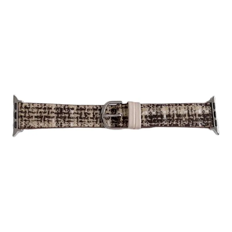 Warbler Dew Apple Compatibility Watch Band Woolen Material-11