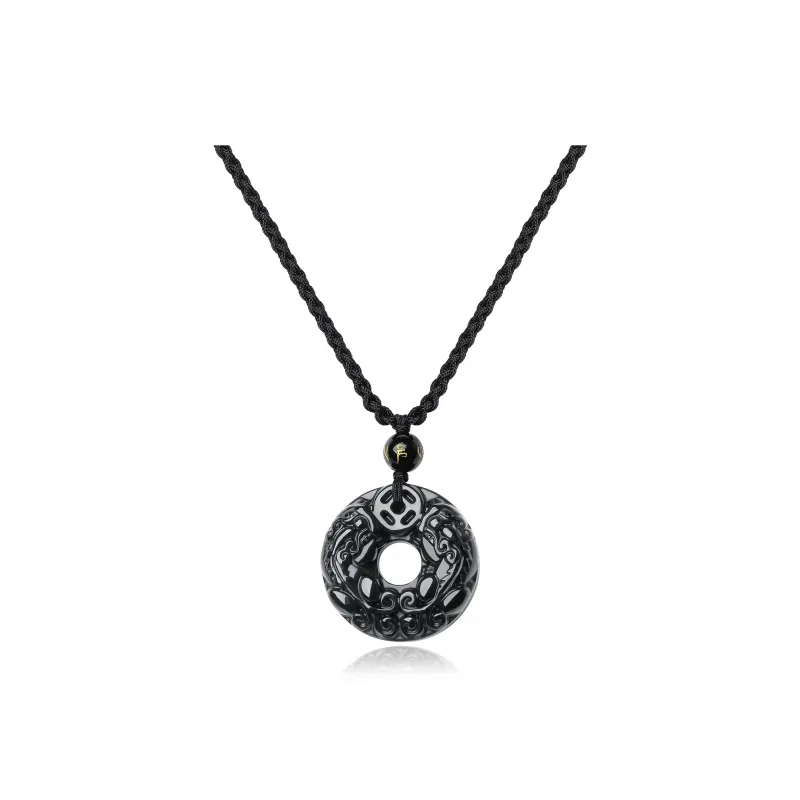 MUSHIFEN Chalcedony Jade Necklaces Unisex-3
