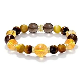 Jin Ruibang Tiger's Eye Stone Bracelets Unisex