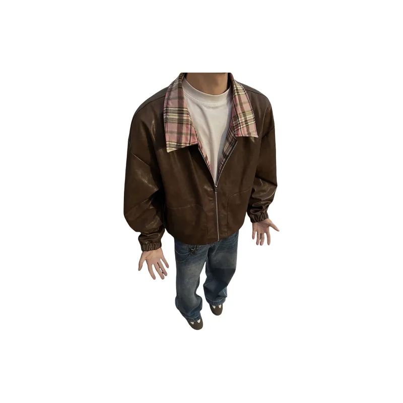 WKOOG Leather Jackets Unisex-2