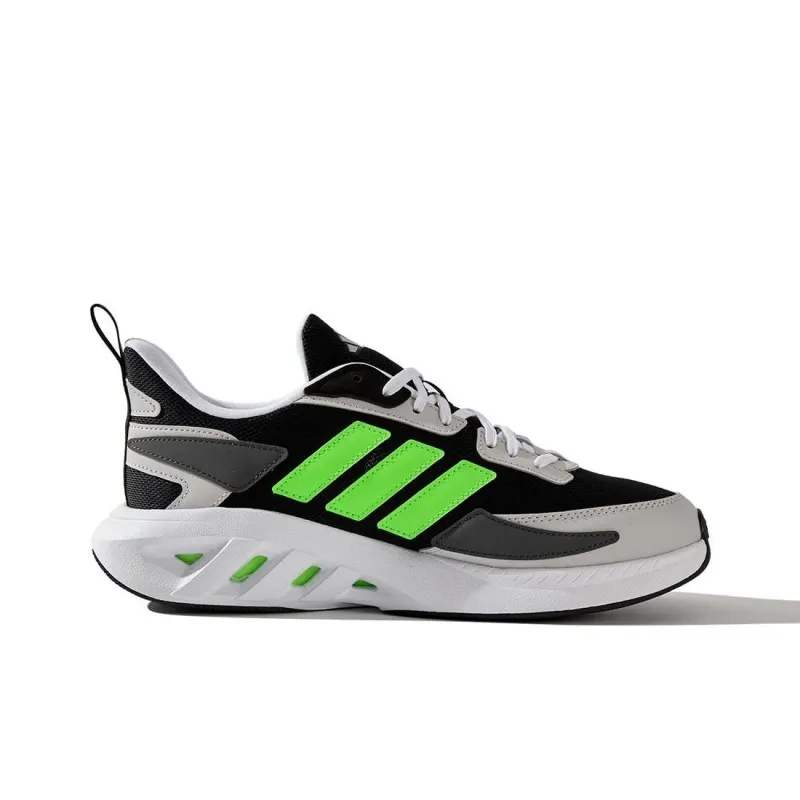 Adidas ALL DAY POWER Anti Slip Wear Resistant Low Top Running Shoes Unisex Black White-1
