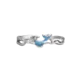 Wave Fish Tail Couple Rings[Women's]