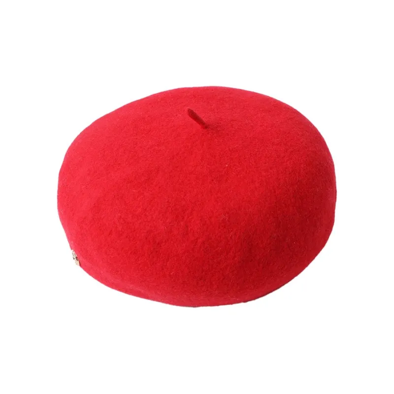 LE TISSERAND 100% Sheep Wool Berets Women's-1