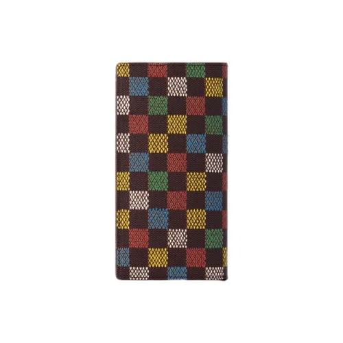 LOUIS VUITTON Brazza Coated Canvas Wallet Men's Brown & Multicolor