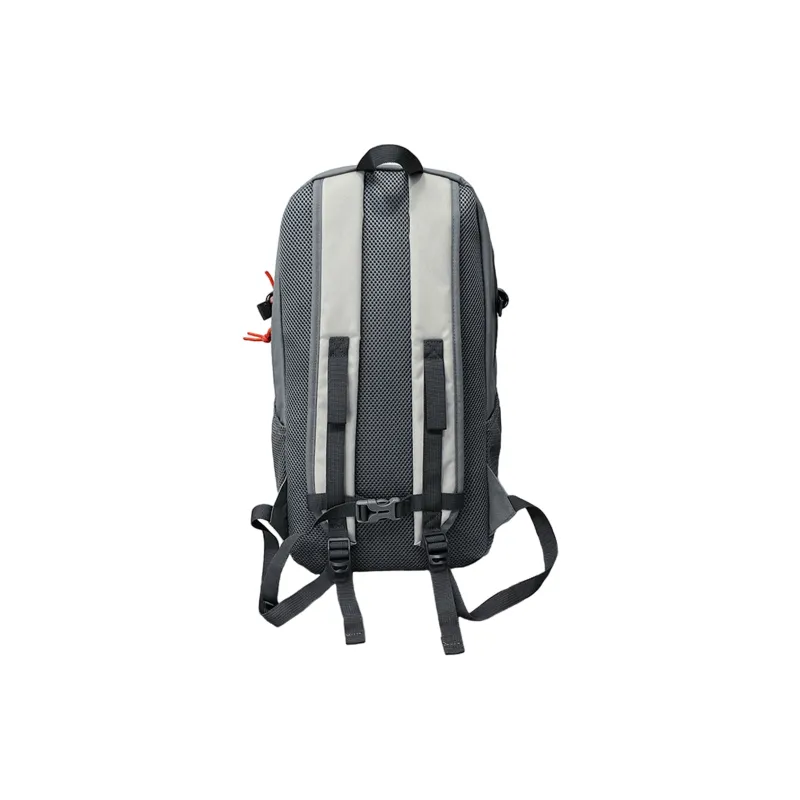 TAKI Abrasion Resistant Oxford Backpack Unisex Black/White/Orange/Blue-6