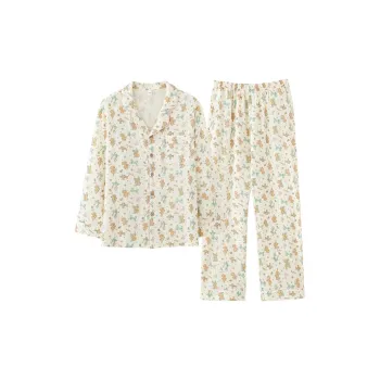 DanceBees Pajama Set Women's Apricot