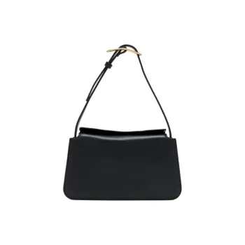 STUDIO AMELIA Calfskin Shoulder Bag Women's Black
