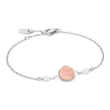 Mr Wonderful Stainless Steel Bracelets Women's Silver