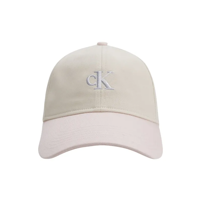 CALVIN KLEIN Cotton Baseball Caps Unisex Pink Peony-0