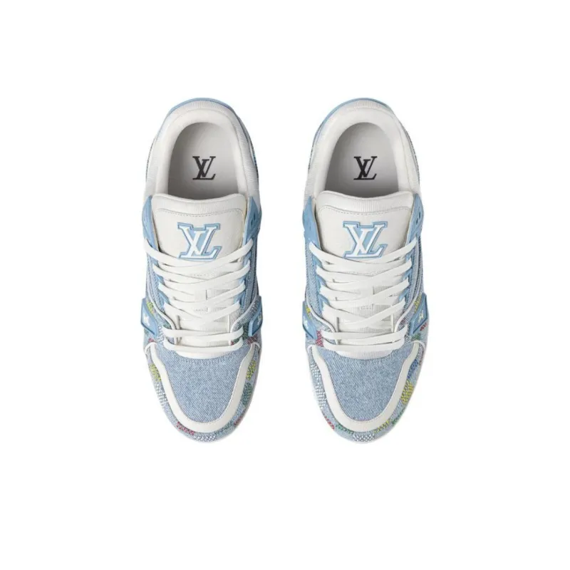 LOUIS VUITTON Lv Trainer Denim Demier-3