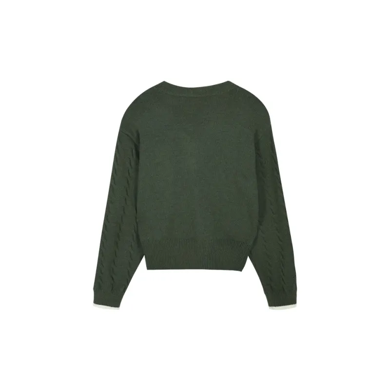 MISHOW Knitwear Women's Green-1