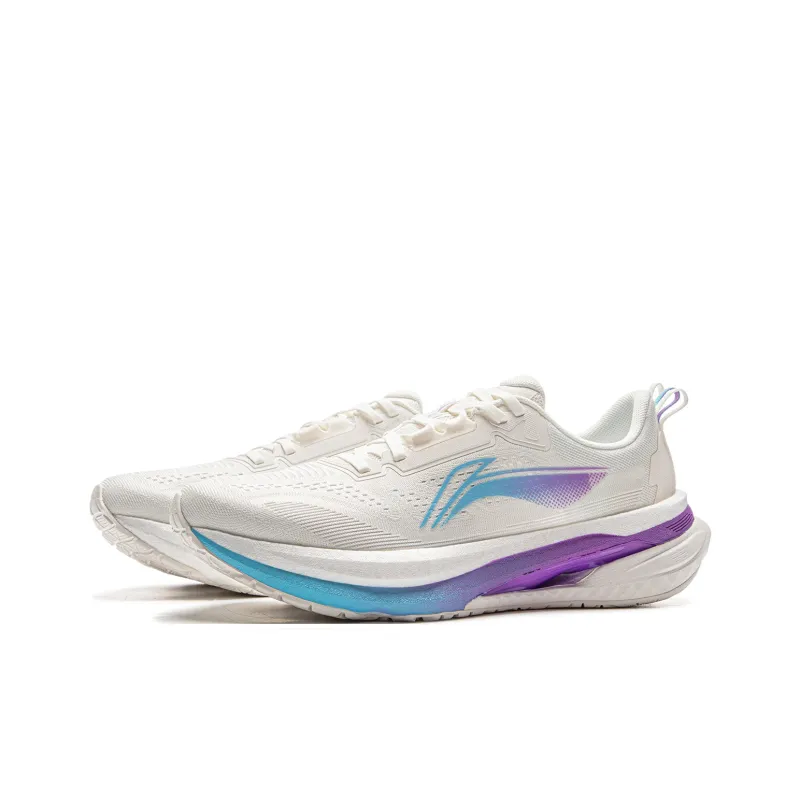 LINING Wugui 5S 5.0 Running Shoes Men Low Top Mist White-2