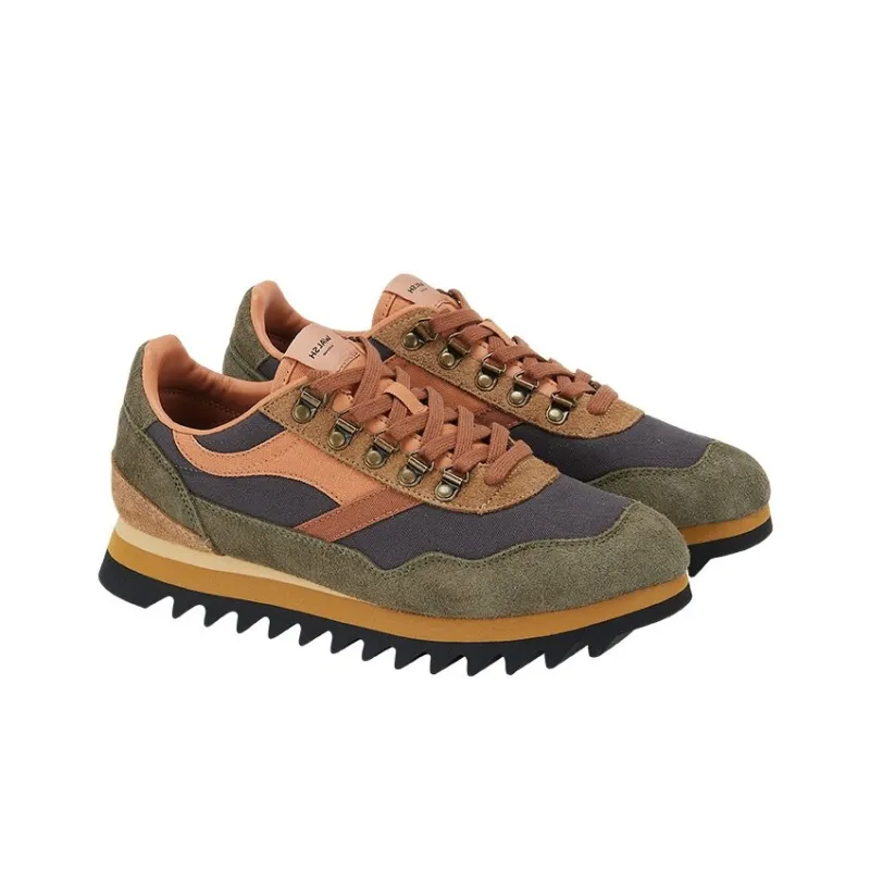 Norman Walsh ENS Series Anti Slip Wear Resistant Low Top Hiking Shoes Unisex Brown-3