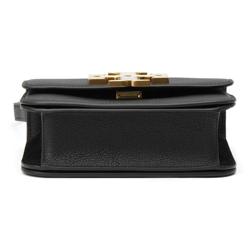 TORY BURCH Eleanor Cow Leather Crossbody Bag, Shoulder Bag Trumpets Women's Black-3