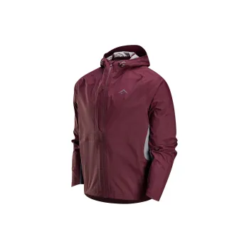 Nike Hiking Waterproof, Windproof, And Breathable Windbreaker Jacket Men's Burgundy Red/Black