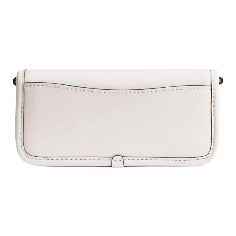 COACH Dinky Glove Tanning Shoulder Bag Mini Women's Brass & Chalk-2