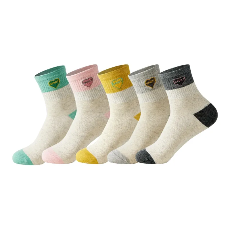 Caramella Mid Calf Socks Women's 5 Pack-0