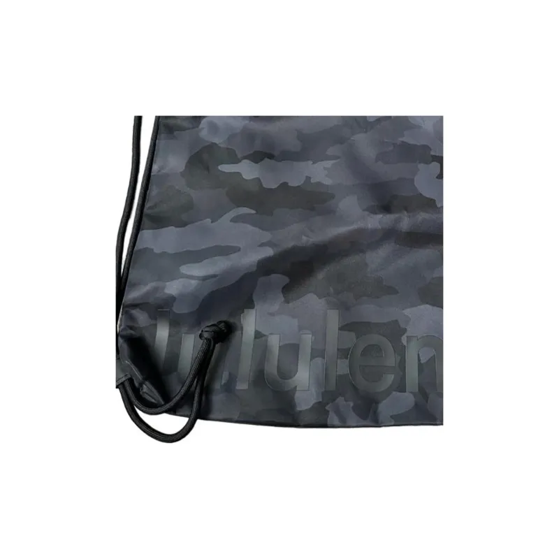 Lululemon Recycled Polyester Gym Bag Backpack Regular Unisex Camouflage Dark Coal Multicolor-2