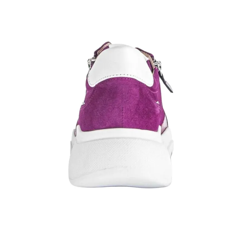 Gabor Fashion Slip-Resistant Low-Top Casual Shoes Women's Purple-4