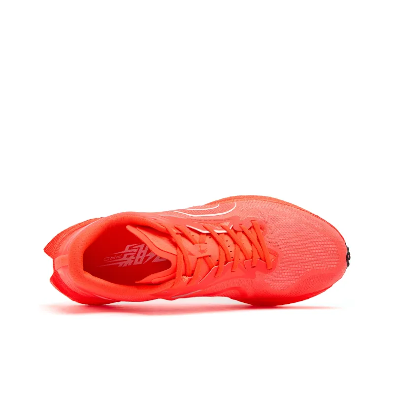 QIAODAN Feiteng 2 PRO Running Shoes Men Low Top Flame Red/Jordan White-3