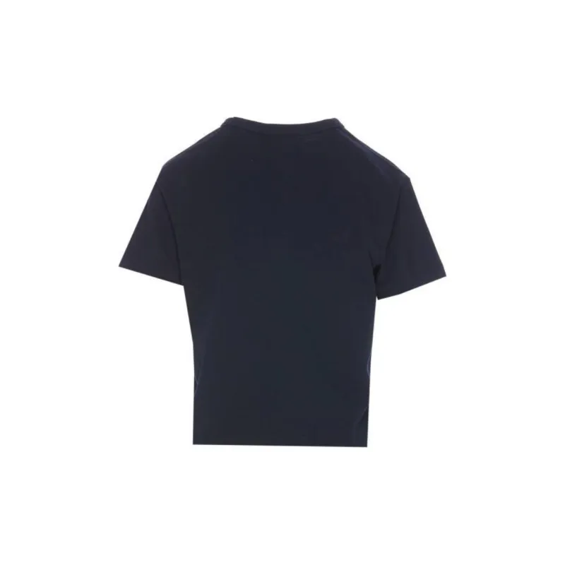 A.P.C Logo Embroidered Crewneck T Shirt-1