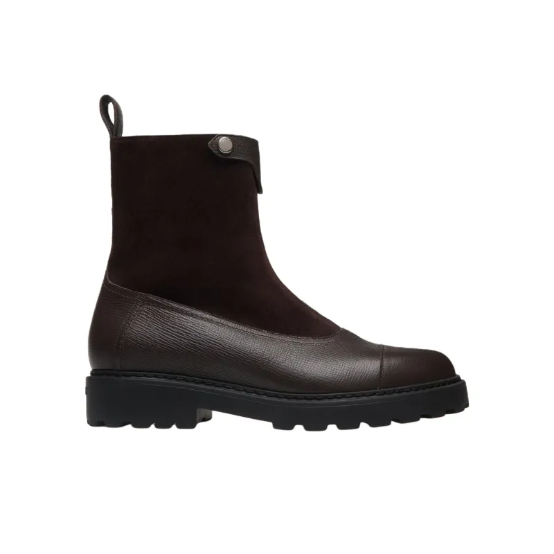 BALLY Gusto Ankle Boots Women's Dark Brown-1