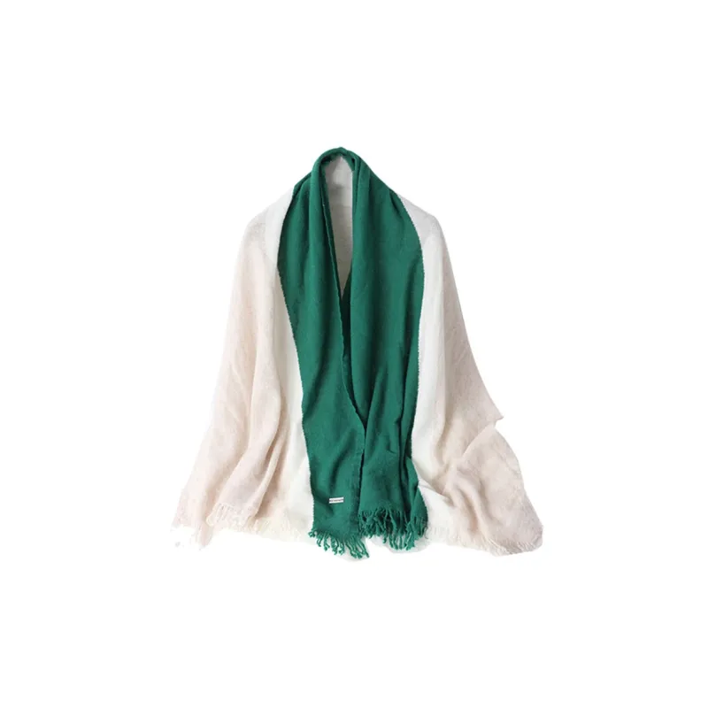 LE TISSERAND 100% Sheep Wool Knit Scarves Women's-0