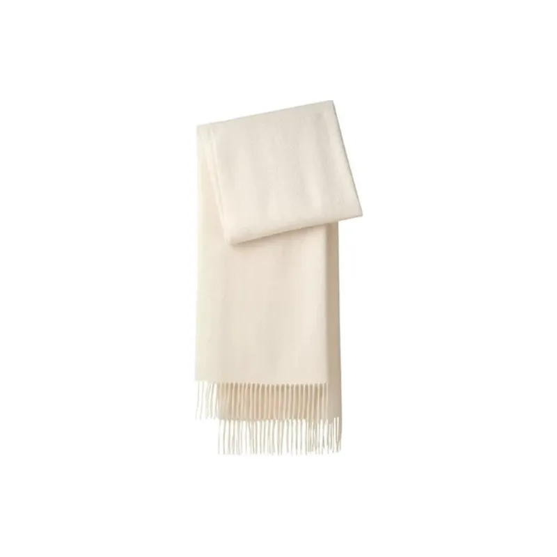MUJI Cashmere Sheep Wool Knit Scarves Unisex Multicolor-0