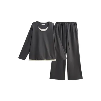 Same Language Pajama Set Women's Alocasia Black
