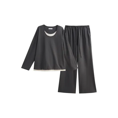 Same Language Pajama Set Women's Alocasia Black