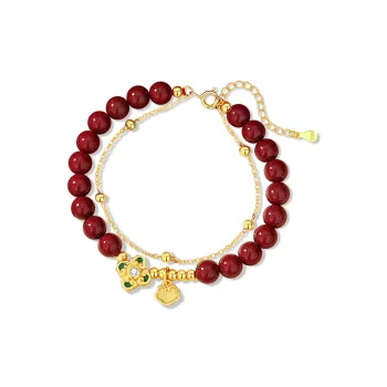 CLARKIA FLOWER Cinnabar Bracelets Women's
