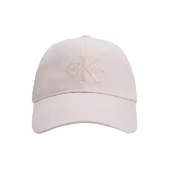 CALVIN KLEIN Cotton Baseball Caps Unisex Pink Peony
