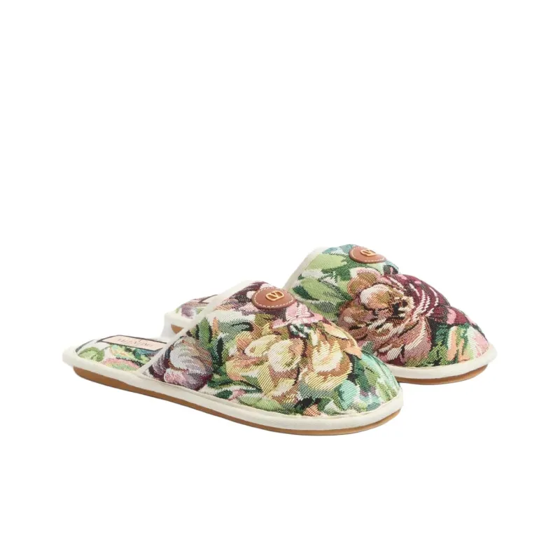 Valentino Closed Toe Slippers Men's White-2
