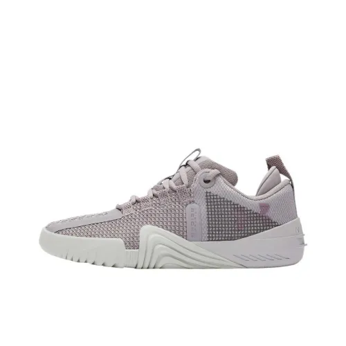 Under Armour Slip-Resistant Low-Top Casual Shoes Women's Gray Pink