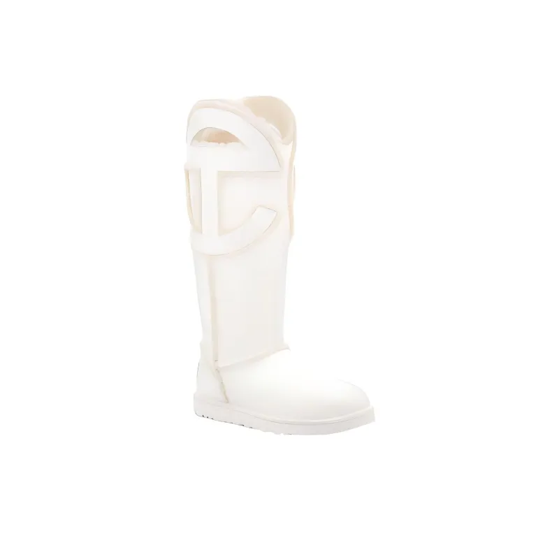 UGG X Telfar Logo Tall Crinkle White-2