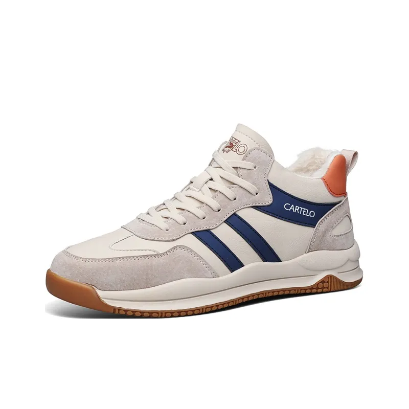 CARTELO Abrasion-Resistant Slip-Resistant High-Top Casual Shoes Men's-0
