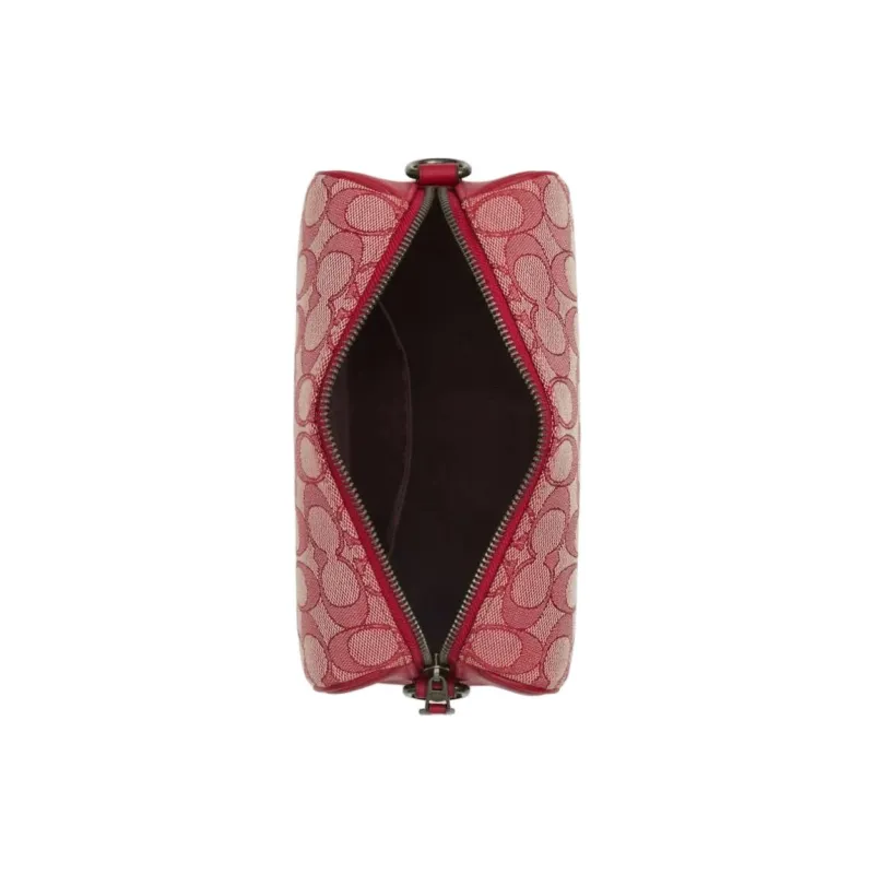 COACH AXEL Fabric Shoulder Bag, Crossbody Bag Trumpets Women's Rubies Color-2