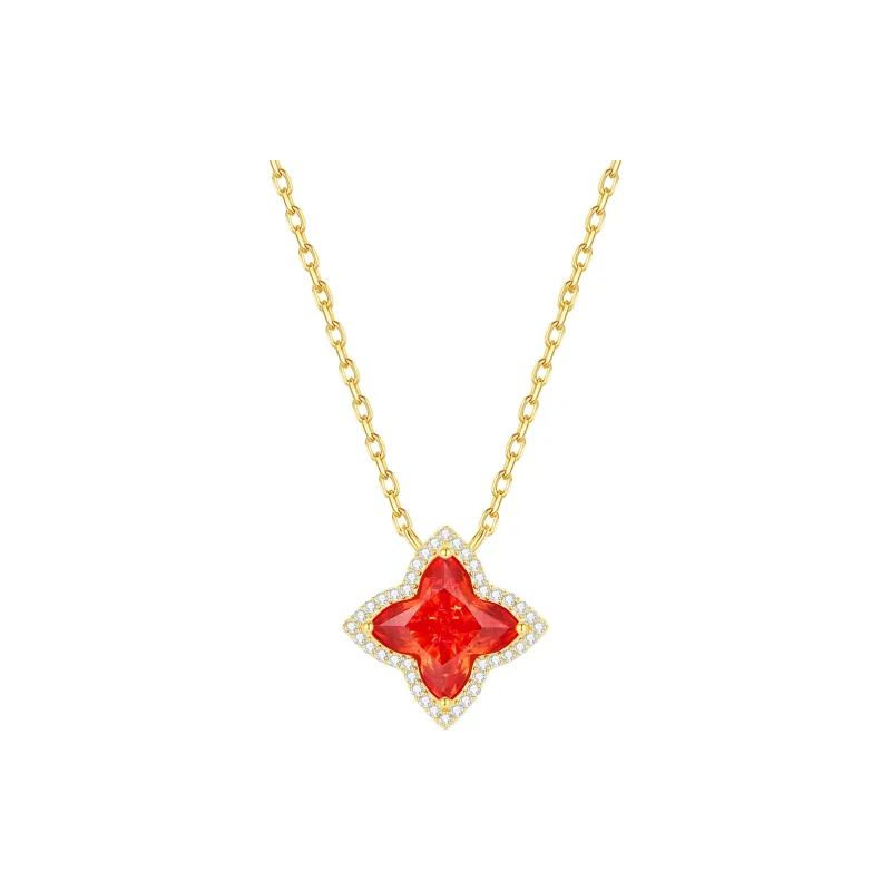 LUCKY ZHY S925 Silver Necklaces Women's-0