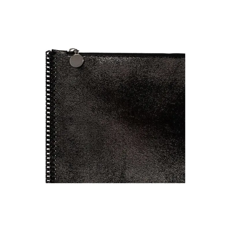 Stella McCartney Falabella Artificial Leather Clutch Women's Black-3