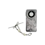 Camlet Silver Gray Line Butterfly+Bracelet
