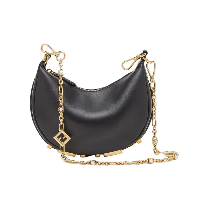 FENDI Brass Bag Shoulder Strap Women's Gold-1