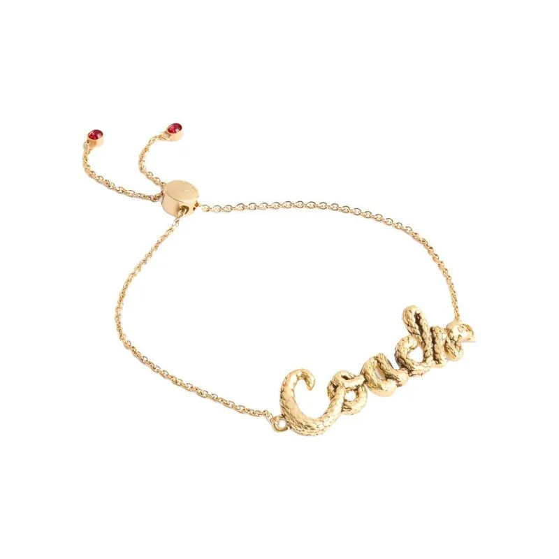 COACH Brass Bracelets Unisex Gold-1