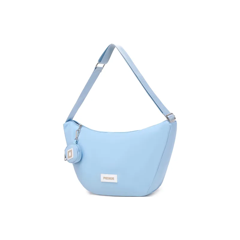 TAKI Nylon Lightweight Versatile Crossbody Bag Shoulder Bag Regular Unisex Blue/Black/Ecru-1