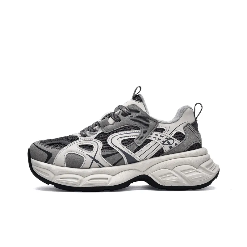 MISTERY Breathable Lightweight Low-Top Chunky Sneakers Women's-12