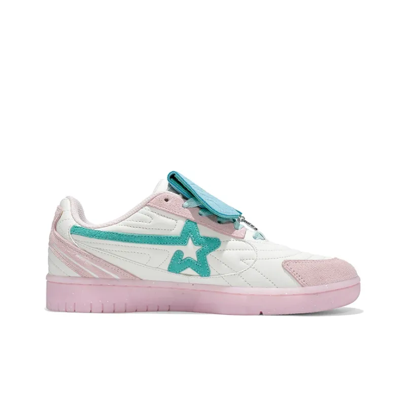 RIPSTAR Slip Resistant Cushioning Low Top Skateboard Shoes Women's Magic Color-1