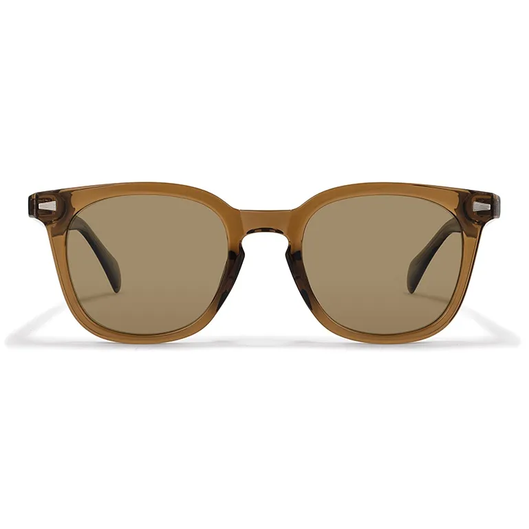 Sagawa TR/Memory Plastic Plate Frame Square Sunglasses Unisex-5